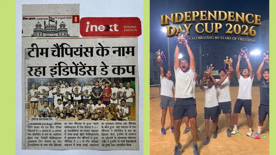 Academy photo: Independence Day Cup 2026 (inext (Dainik Jagran), 15 August 2026)